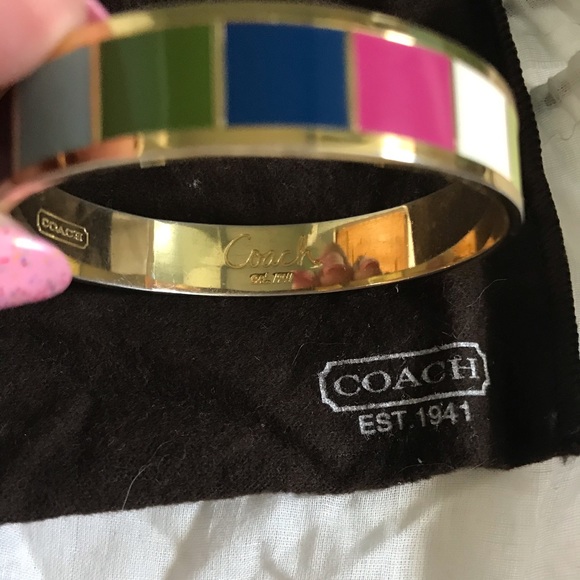 Coach Multicolored Bangle Bracelet - Picture 3 of 4